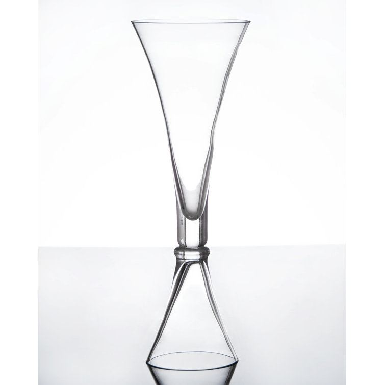 Abigails Oslo Clear Glass Floor Vase Wayfair.ca